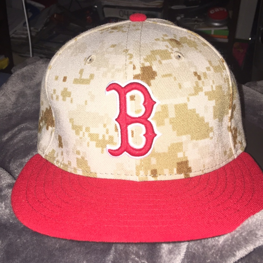 Camo camouflage Boston Red Sox Hat